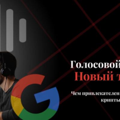 Новый тренд в крипто вертикали – голосовой поиск Google